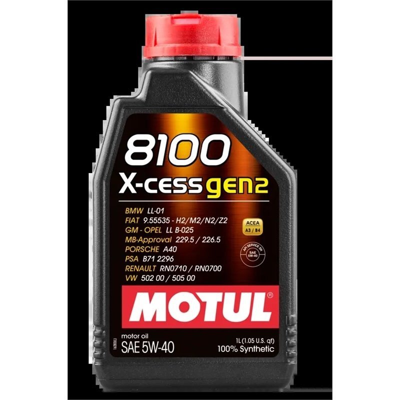 109774.jpeg MOTUL 8100 X-CESS GEN2 5W-40 - immagine 1
